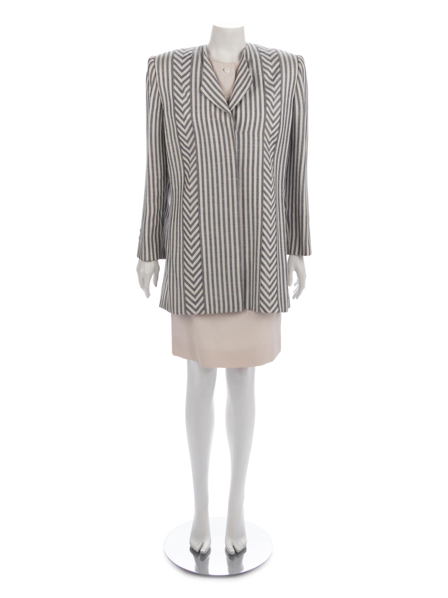 Two Andre Laug Suit Ensembles, 1980s