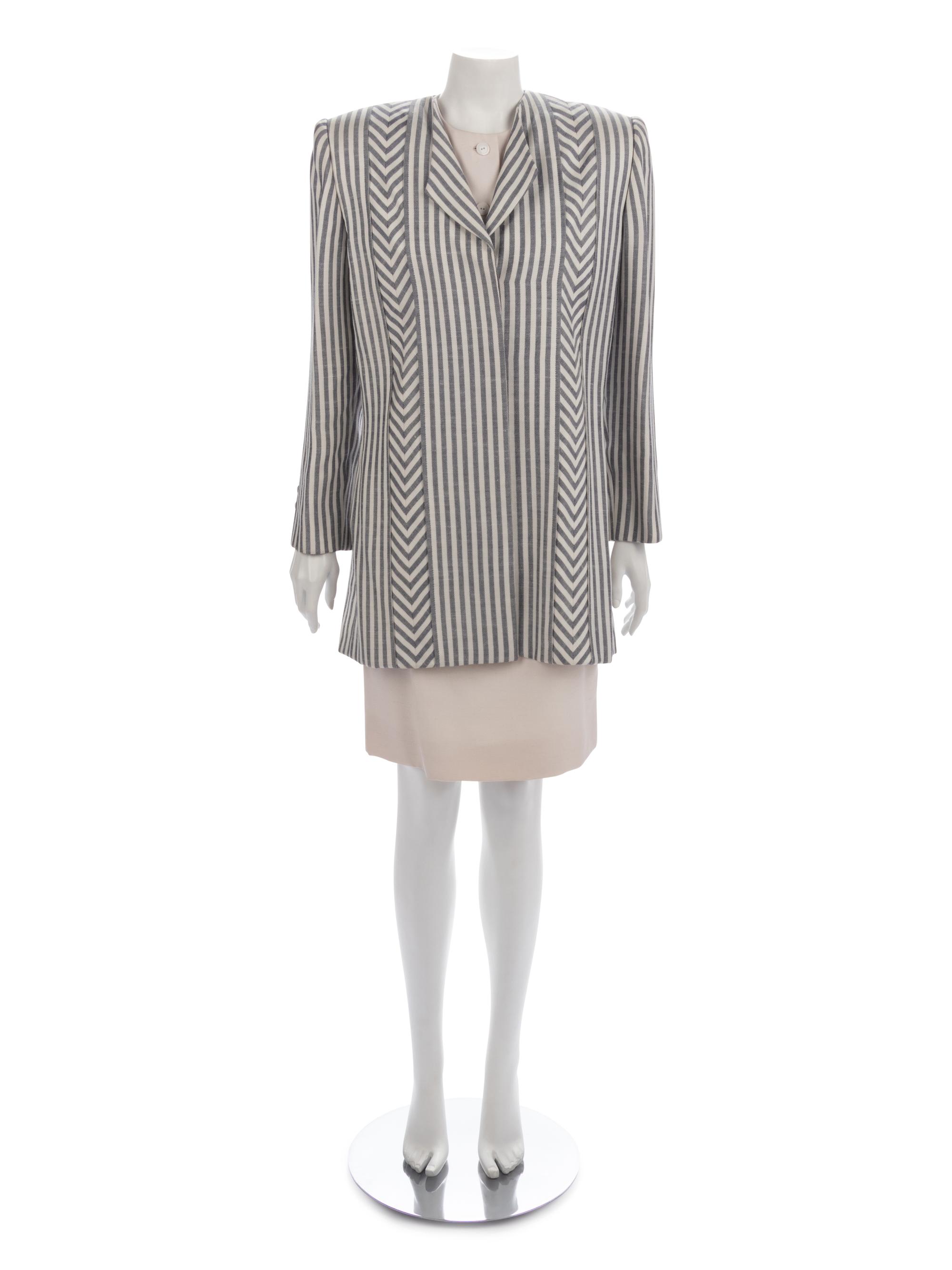 Two Andre Laug Suit Ensembles, 1980s