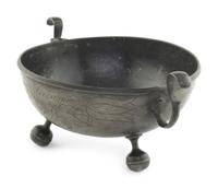 A Continental Pewter Bowl
