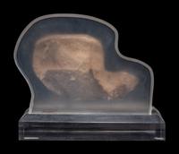 An Indian Sandstone Head of a Female Deity