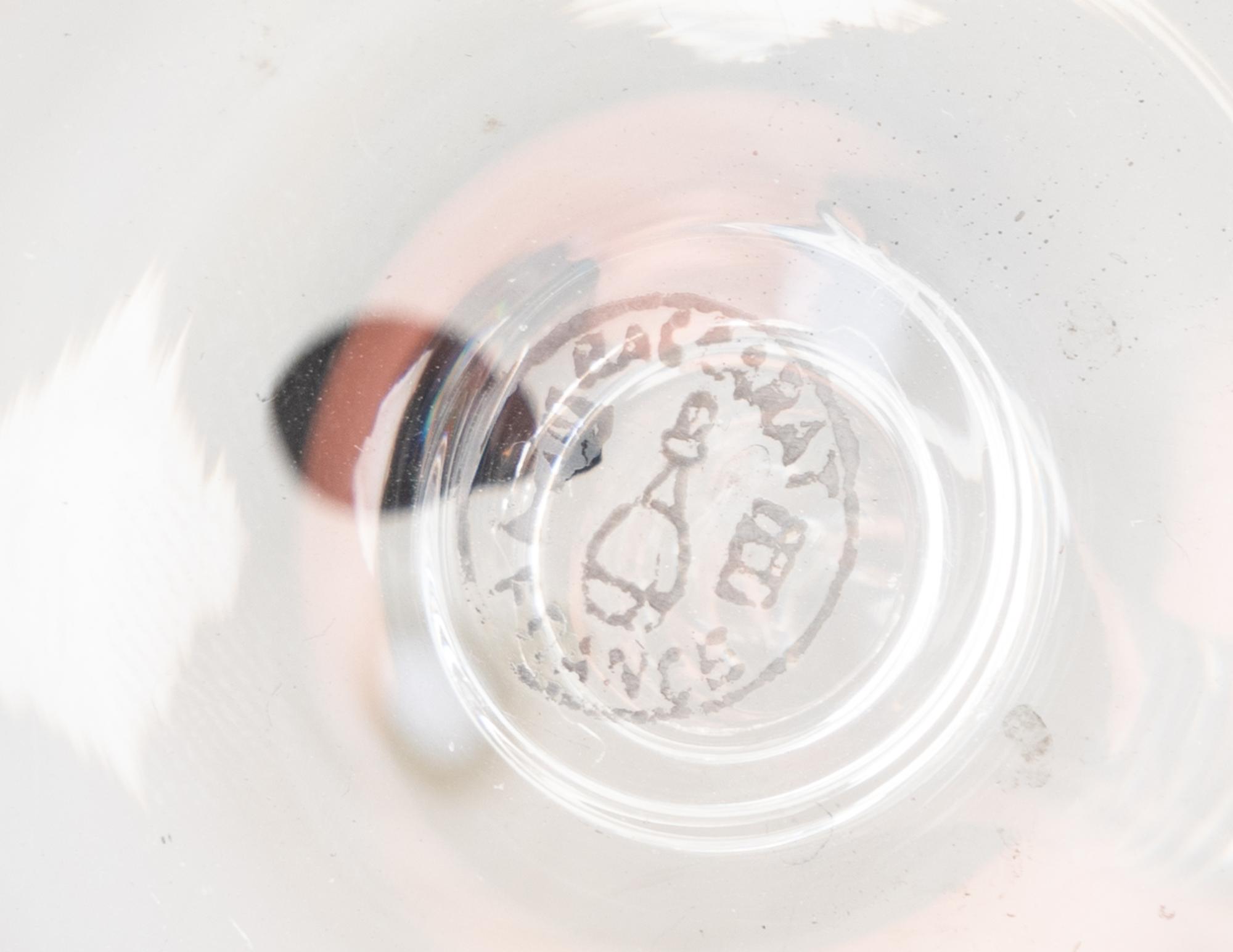 A Group of Baccarat Stemware