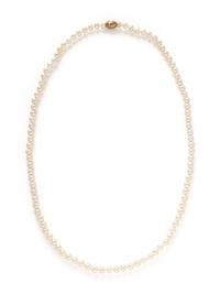 CULTURED PEARL AND DIAMOND NECKLACE