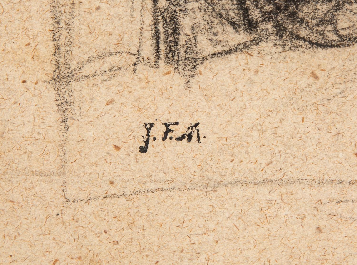 Jeune Femme aux Trois Enfants and Études des figures (a double-sided drawing)