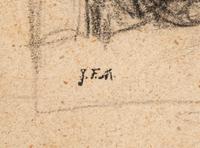 Jeune Femme aux Trois Enfants and Études des figures (a double-sided drawing)