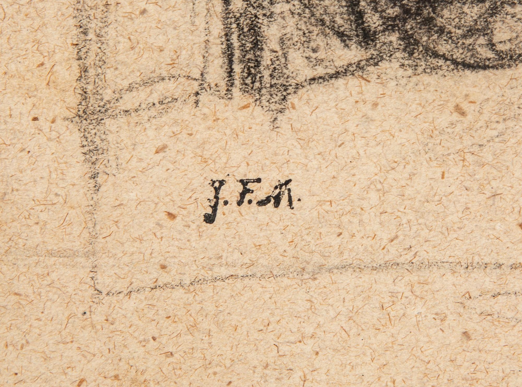 Jeune Femme aux Trois Enfants and Études des figures (a double-sided drawing)