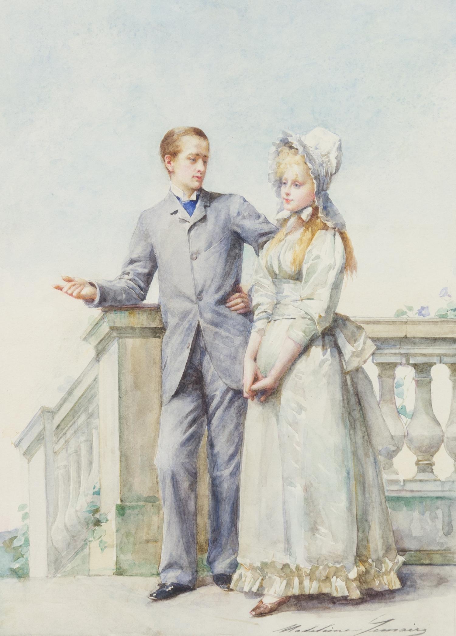 Madeline Jeanne Lemaire, (French, 1845-1928), Young Couple