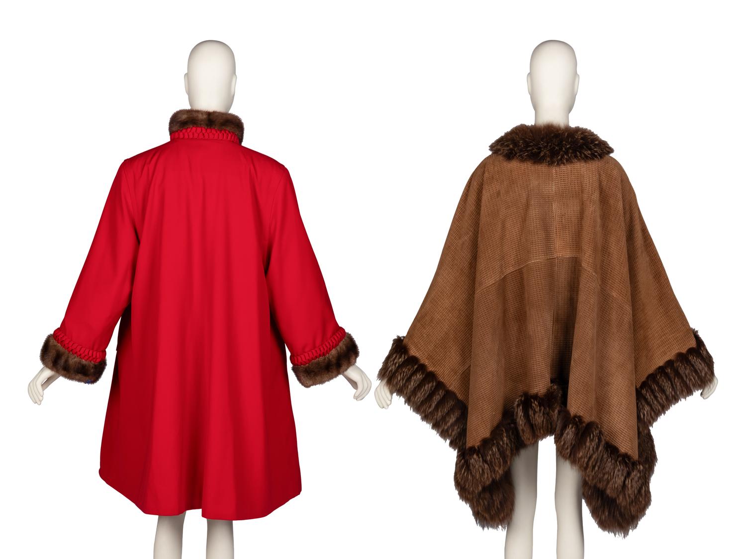 A Fur-Lined Coat & Cape