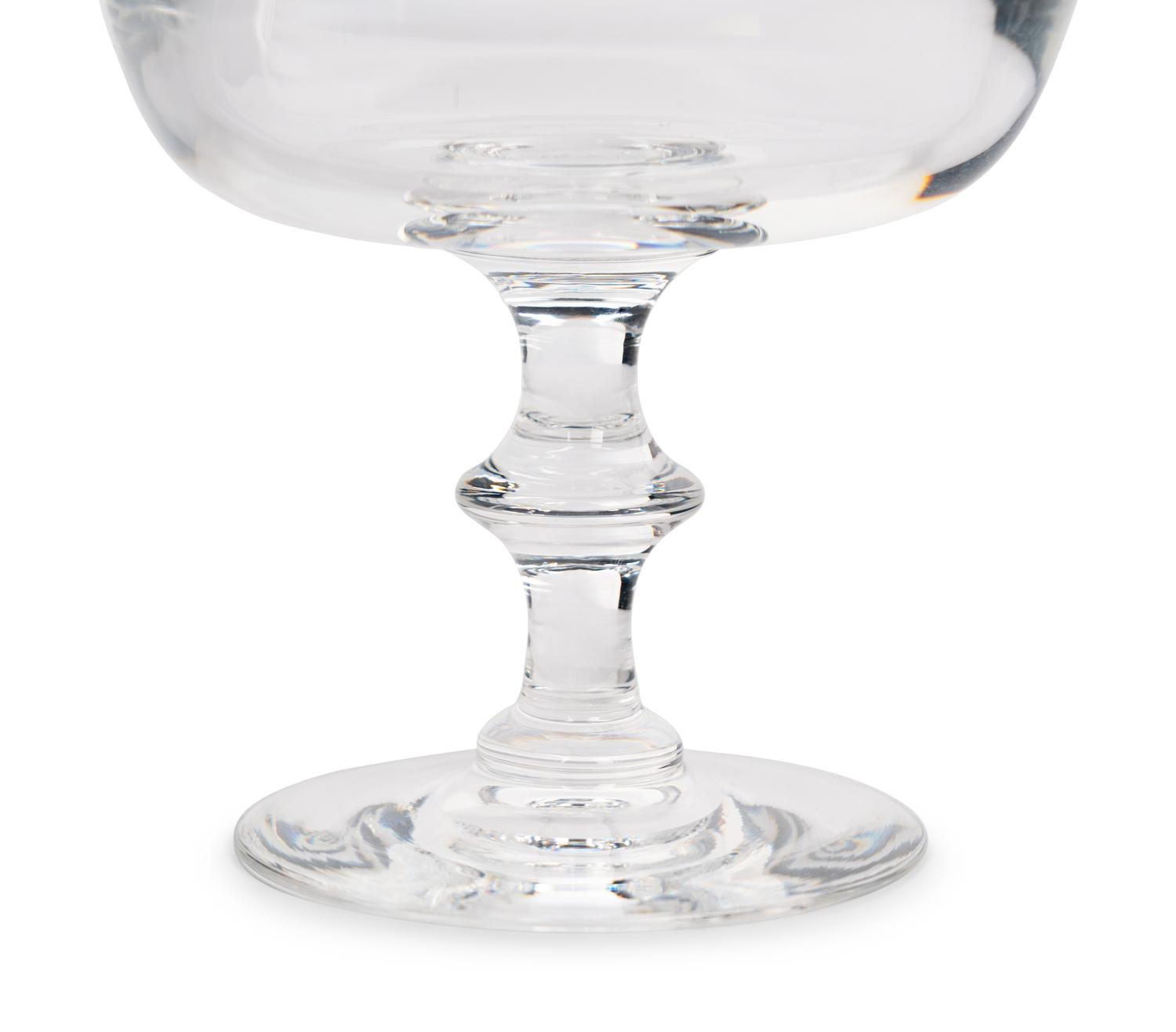 A Steuben Glass Stemware Service