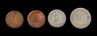 A Collection of German States Copper Coins