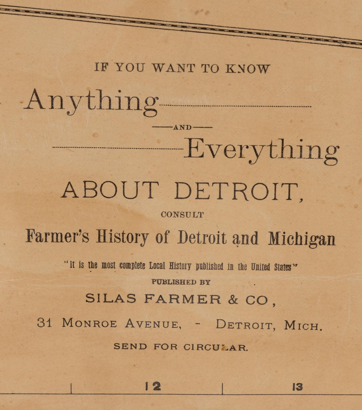 A Wall Map of Detroit