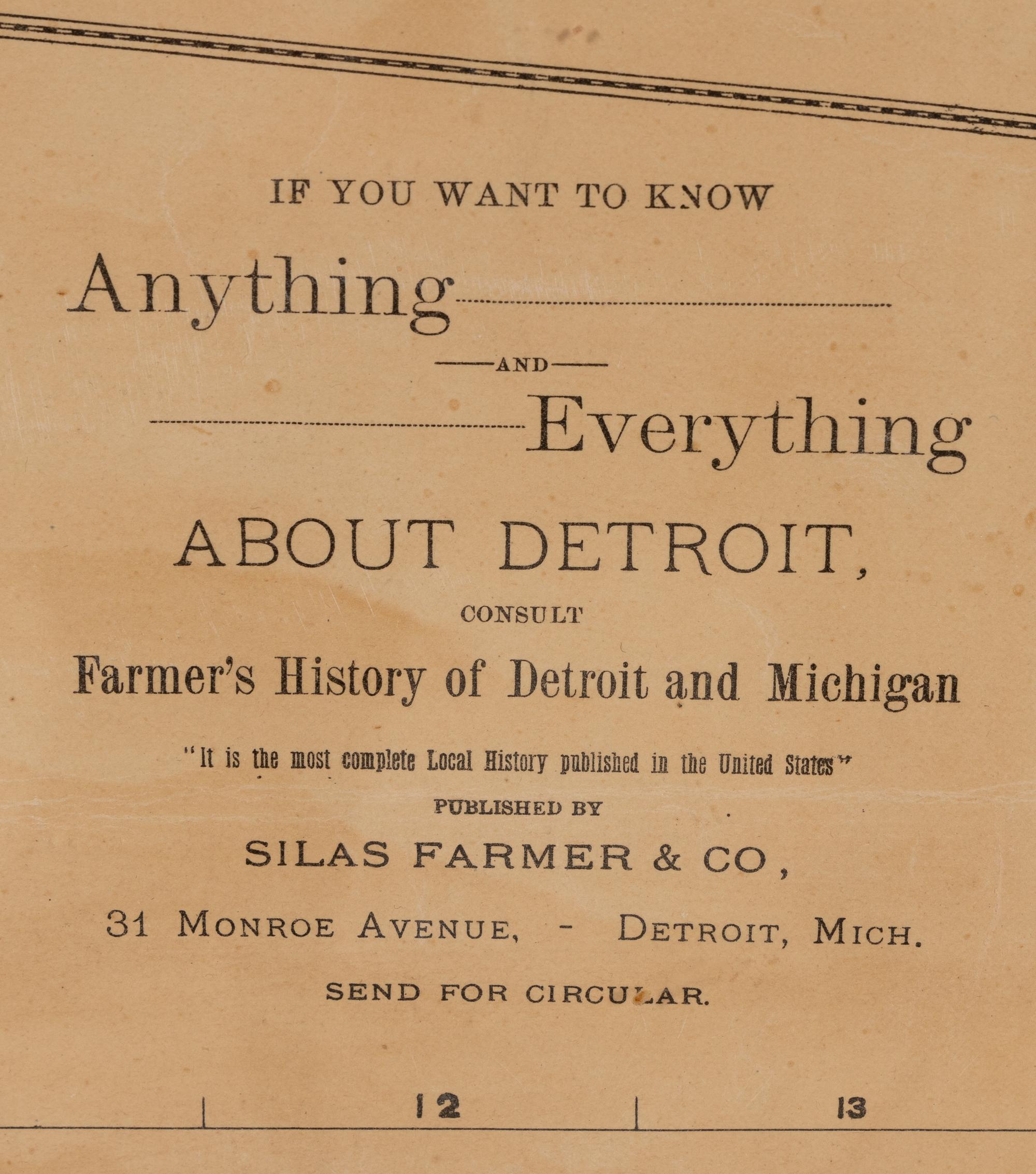 A Wall Map of Detroit