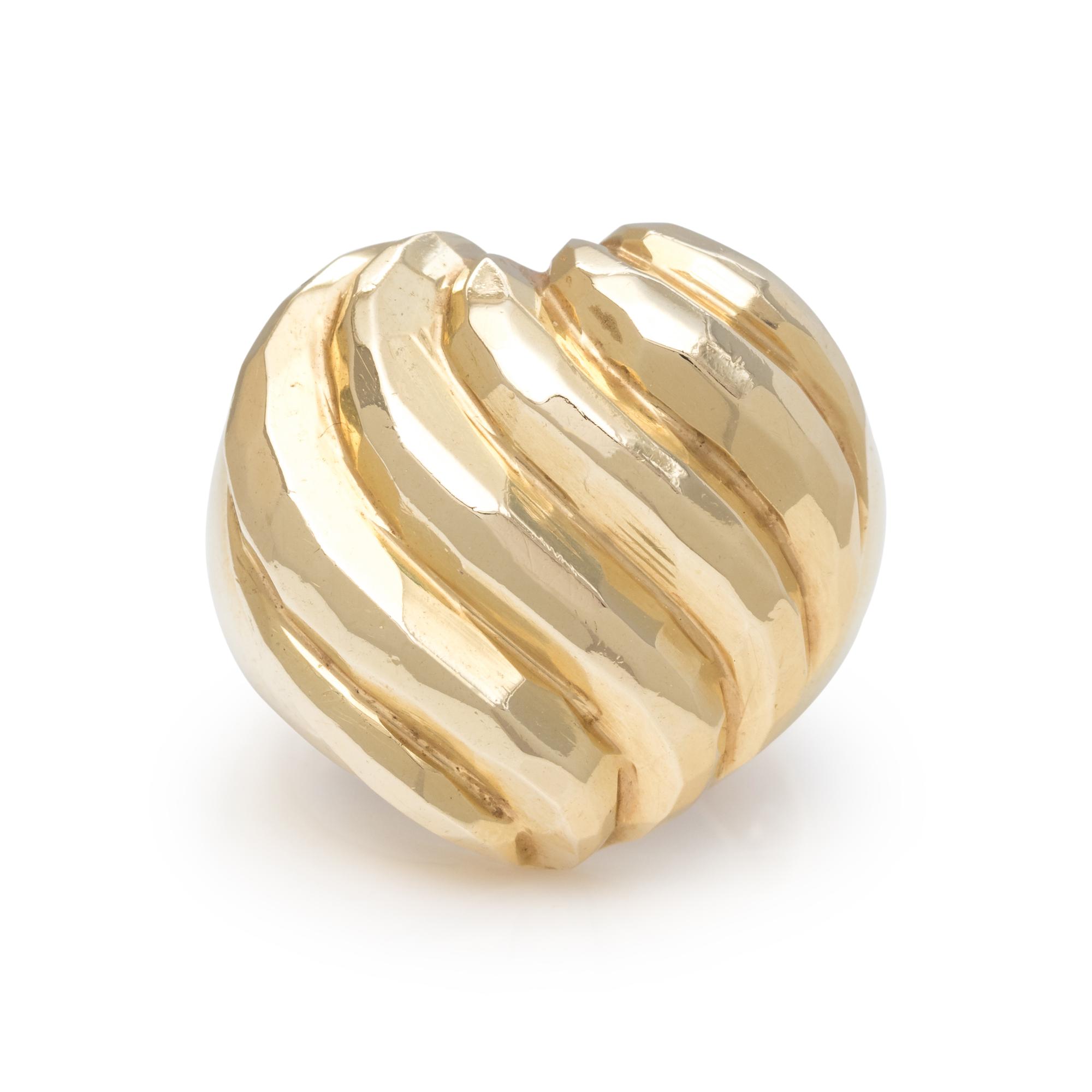 YELLOW GOLD RING