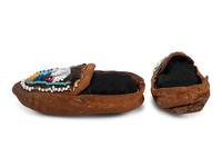 Toddler's Beaded Hide Moccasins