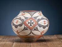 Zia Polychrome Pottery Olla