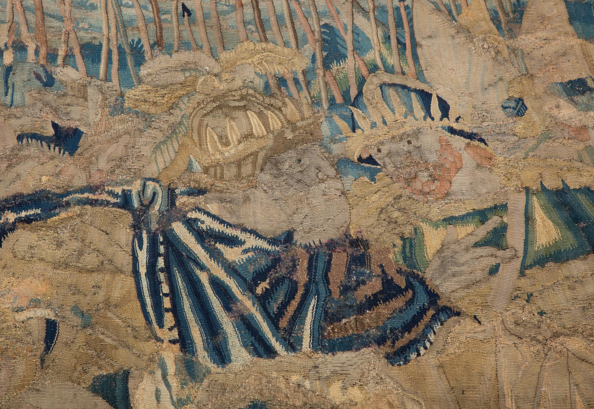 A Flemish Wool Tapestry Panel