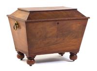 A George III Mahogany Cellarette Height 22 x width 27 x depth 19 inches. — 19TH CENTURY