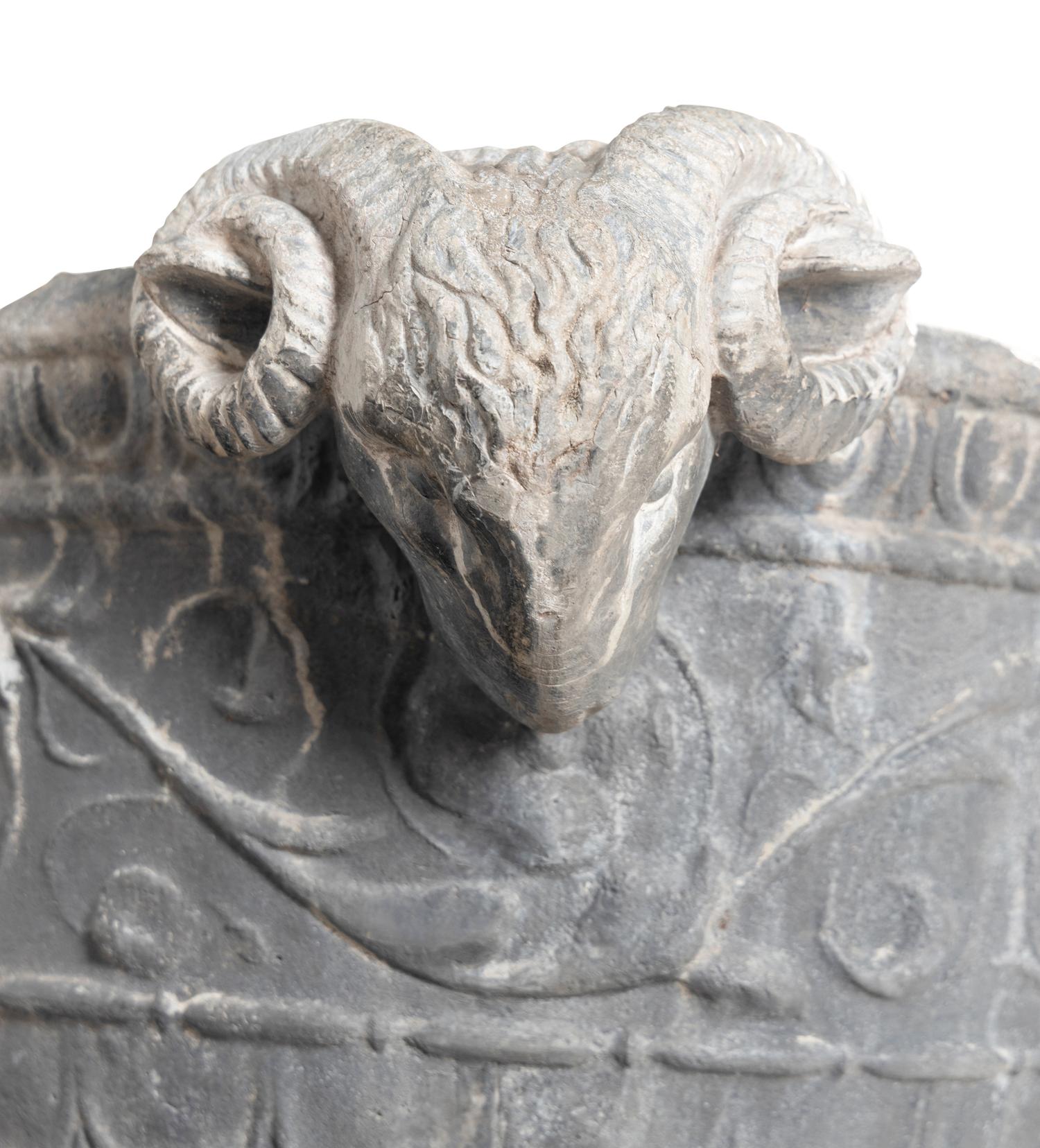 A Pair of Lead Garden Urns