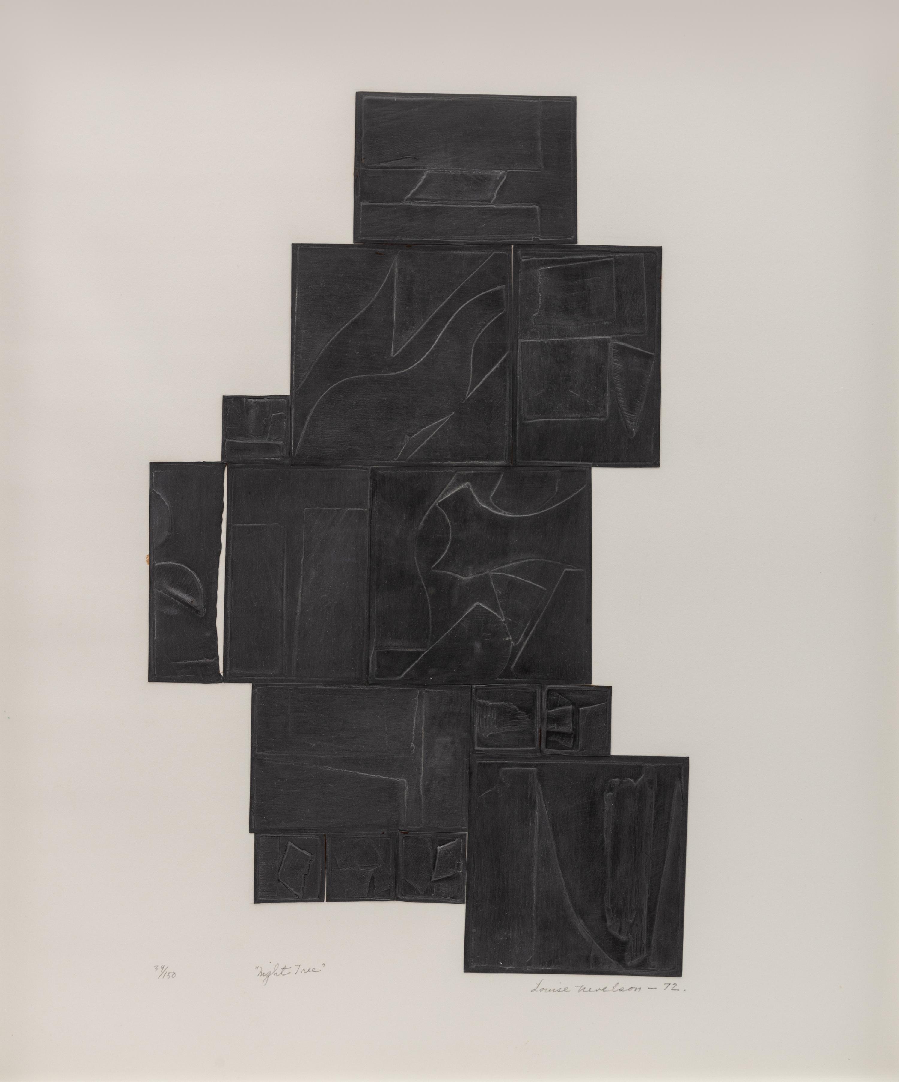 Louise Nevelson (American, 1899-1988) — Night Tree , 1972
