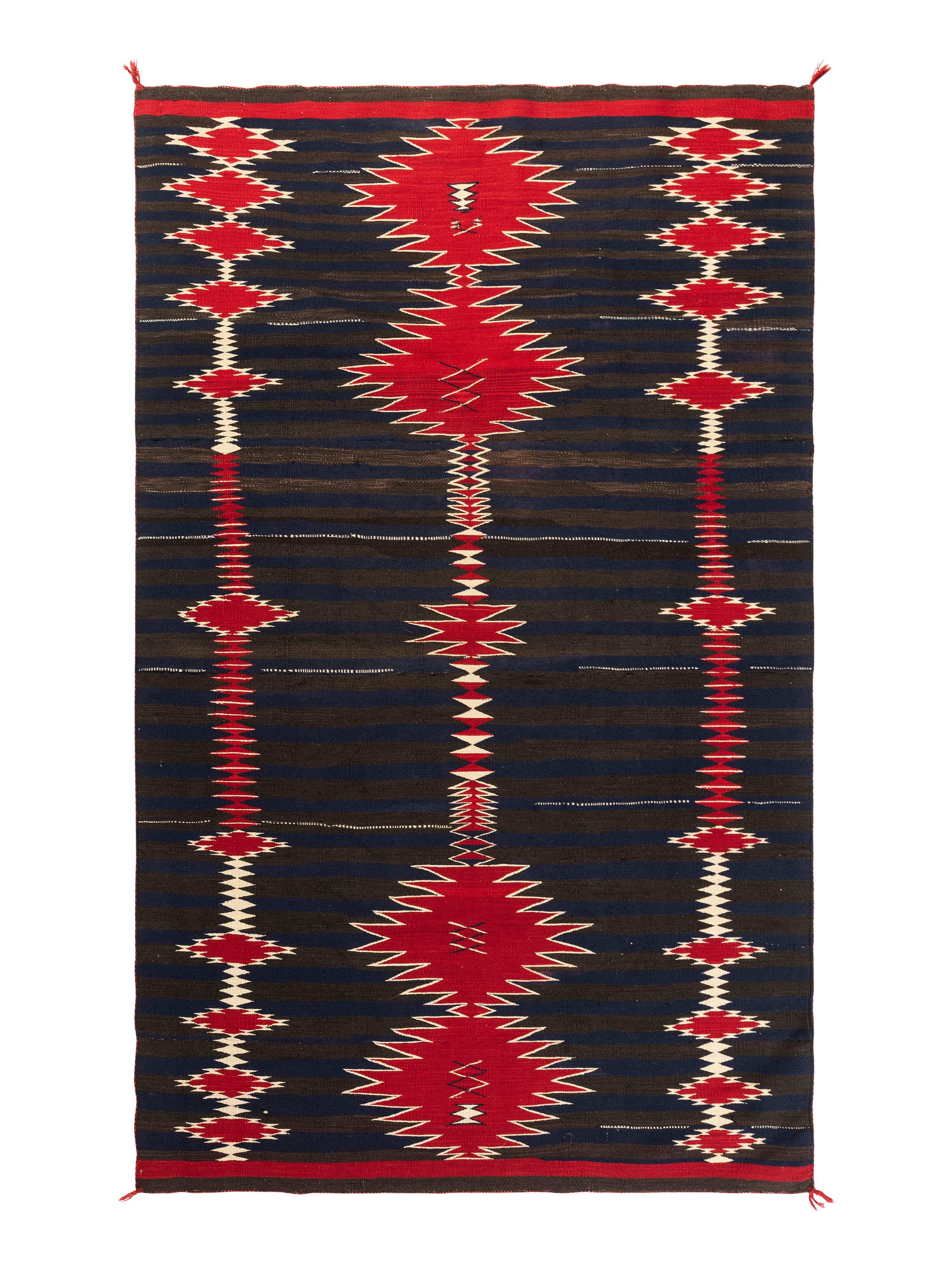 Navajo Hubble Revival Moki-Pattern Weaving / Rug