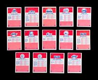 A Group of 54 1986 Fleer Basketball Cards, Including a Patrick Ewing Rookie No. 32, and Two Stickers