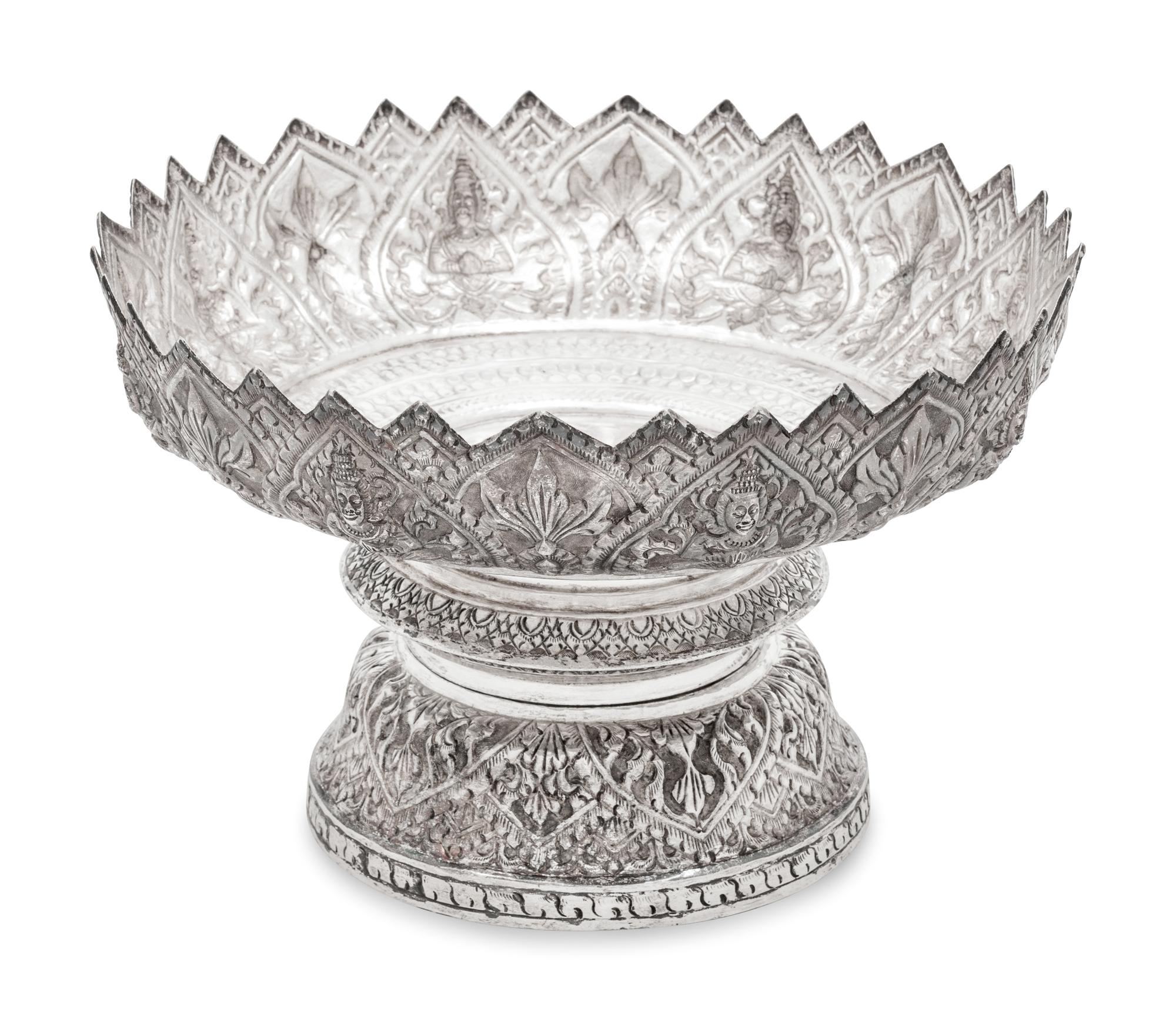 A Chinese Export Silver Bowl