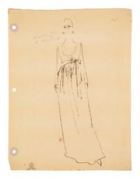 A Large Group of Norell Fashion Sketches