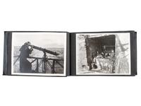 [NATIVE AMERICANS - HARVEY, Fred (1835-1901)]. Album containing 71 photographs documenting Native American subjects and the American Southwest. Ca 1920.