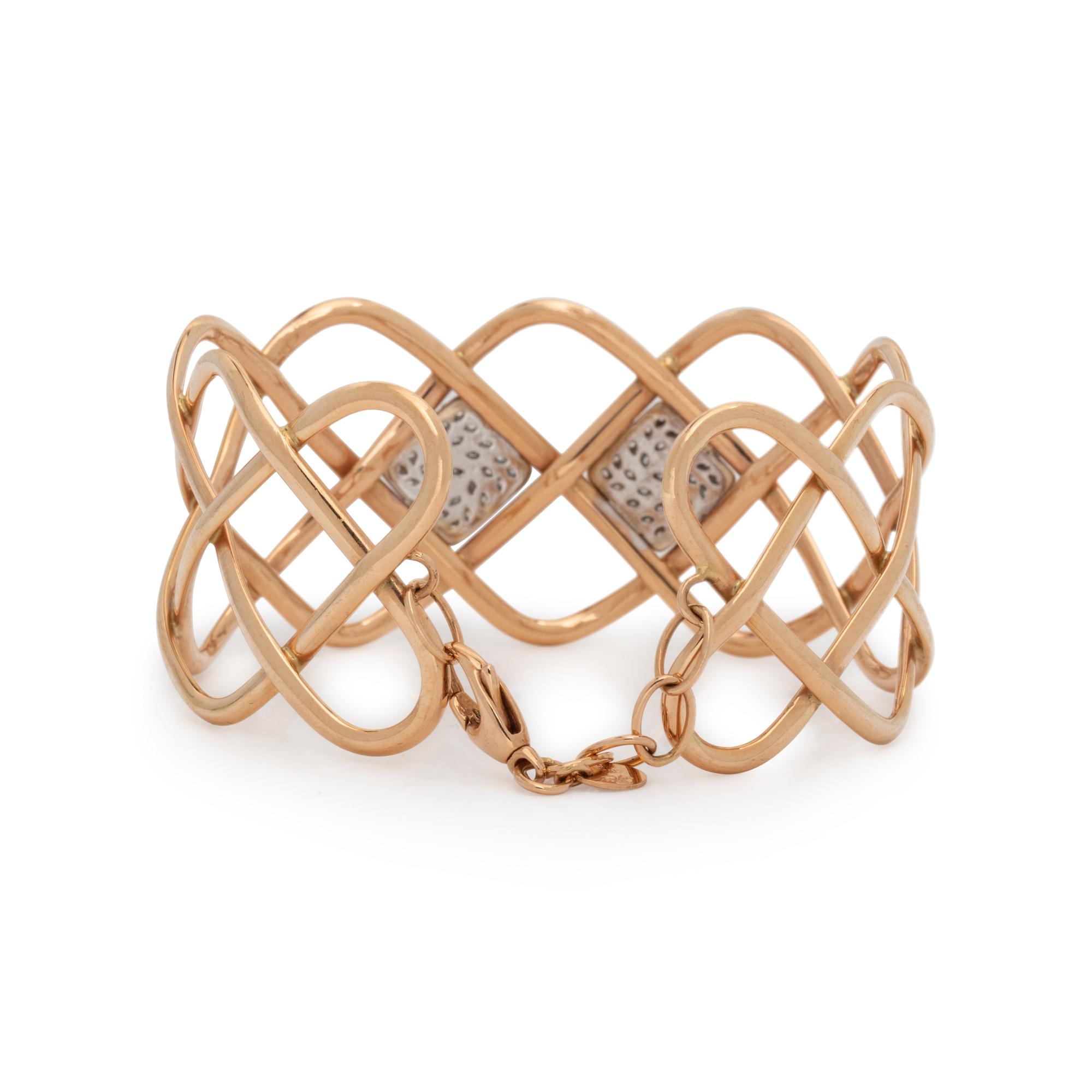ROSE GOLD AND DIAMOND BRACELET
