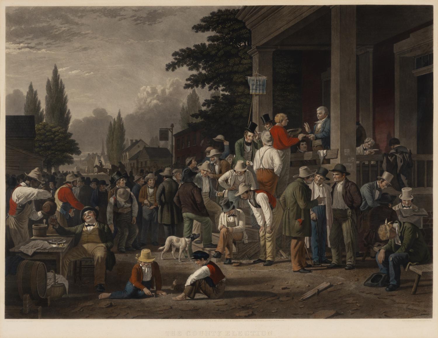 George Caleb Bingham The County Election