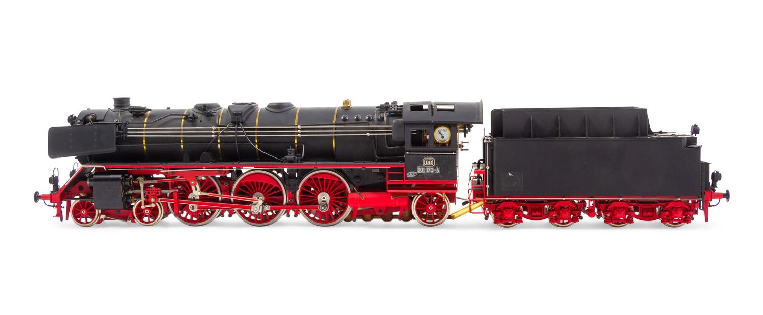 An Aster/Fulgurex Polychrome 1-Gauge DB 4-6-2 Locomotive and Tender