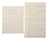 [CIVIL WAR]. 2 manuscript documents issued by Major General William S. Hancock.