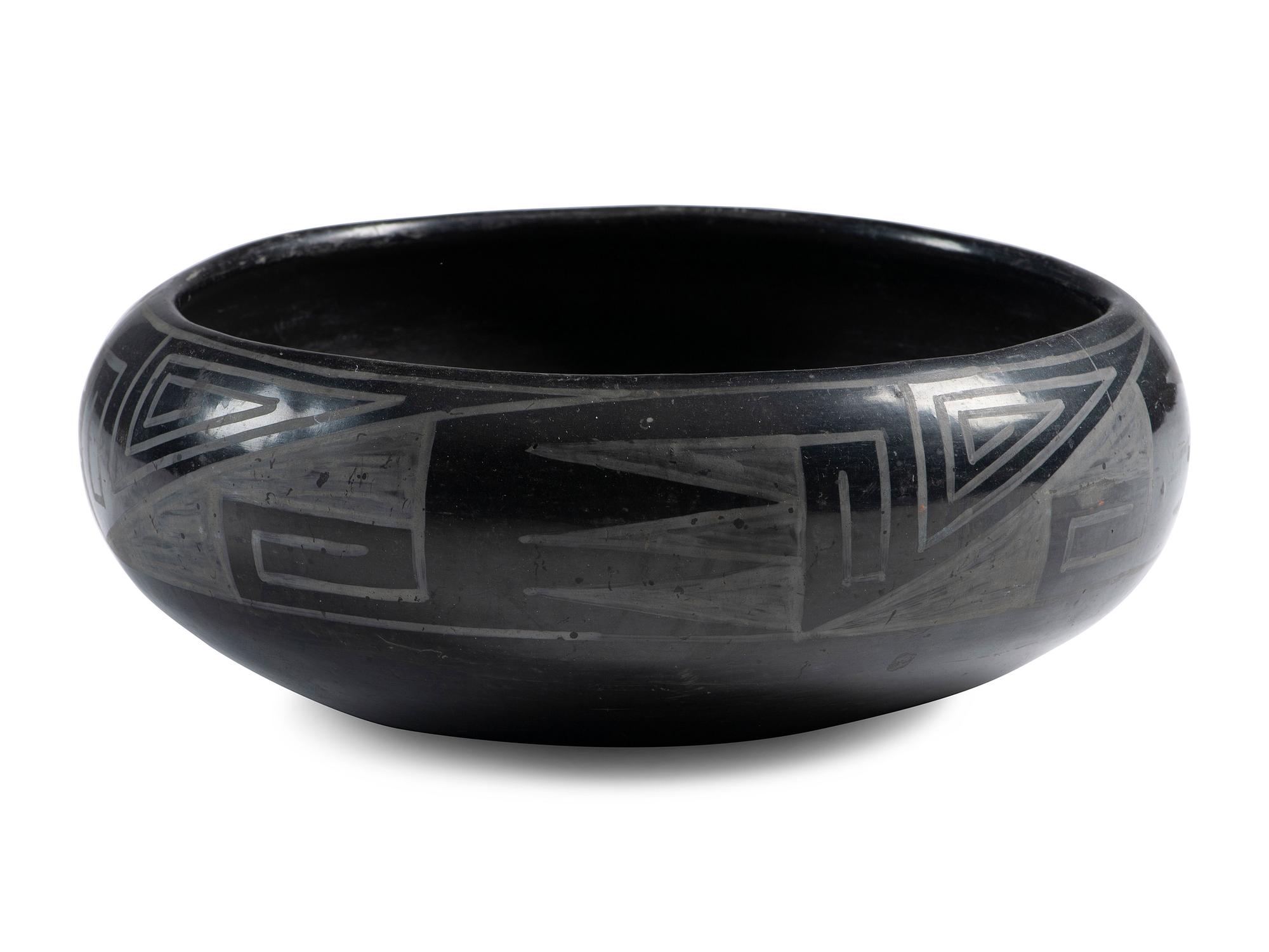 Blackware Pottery Bowl