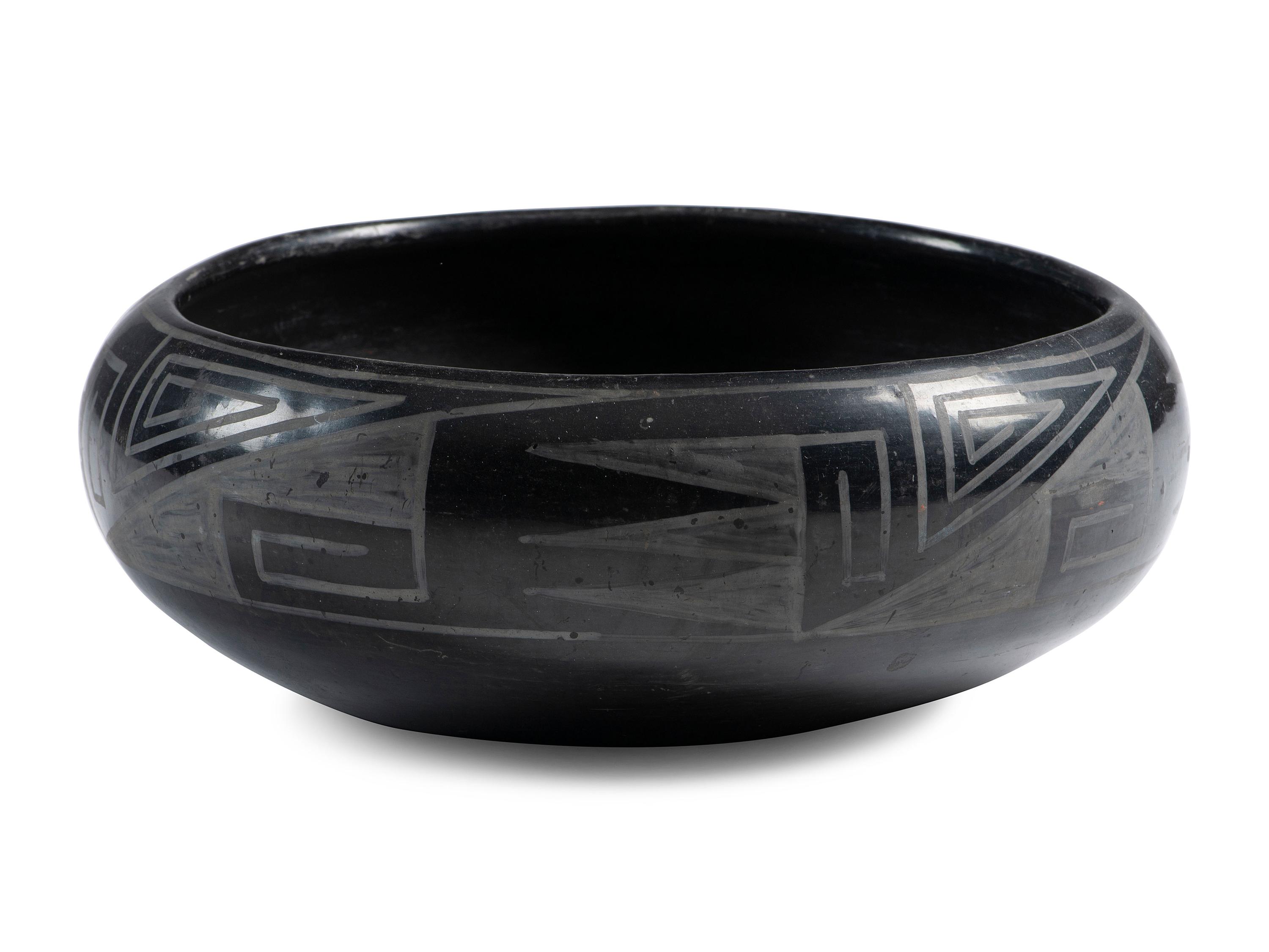 Blackware Pottery Bowl