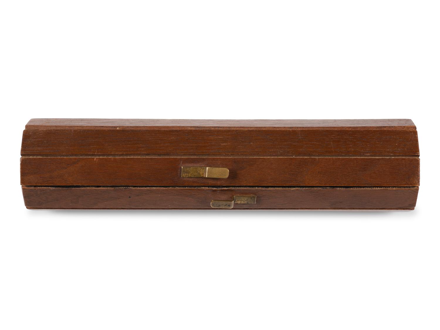 Orrin W. Clark, Company H, 60th Massachusetts Volunteer Infantry Regiment. Civil War-era writing kit patented by George Hathaway, 1861.