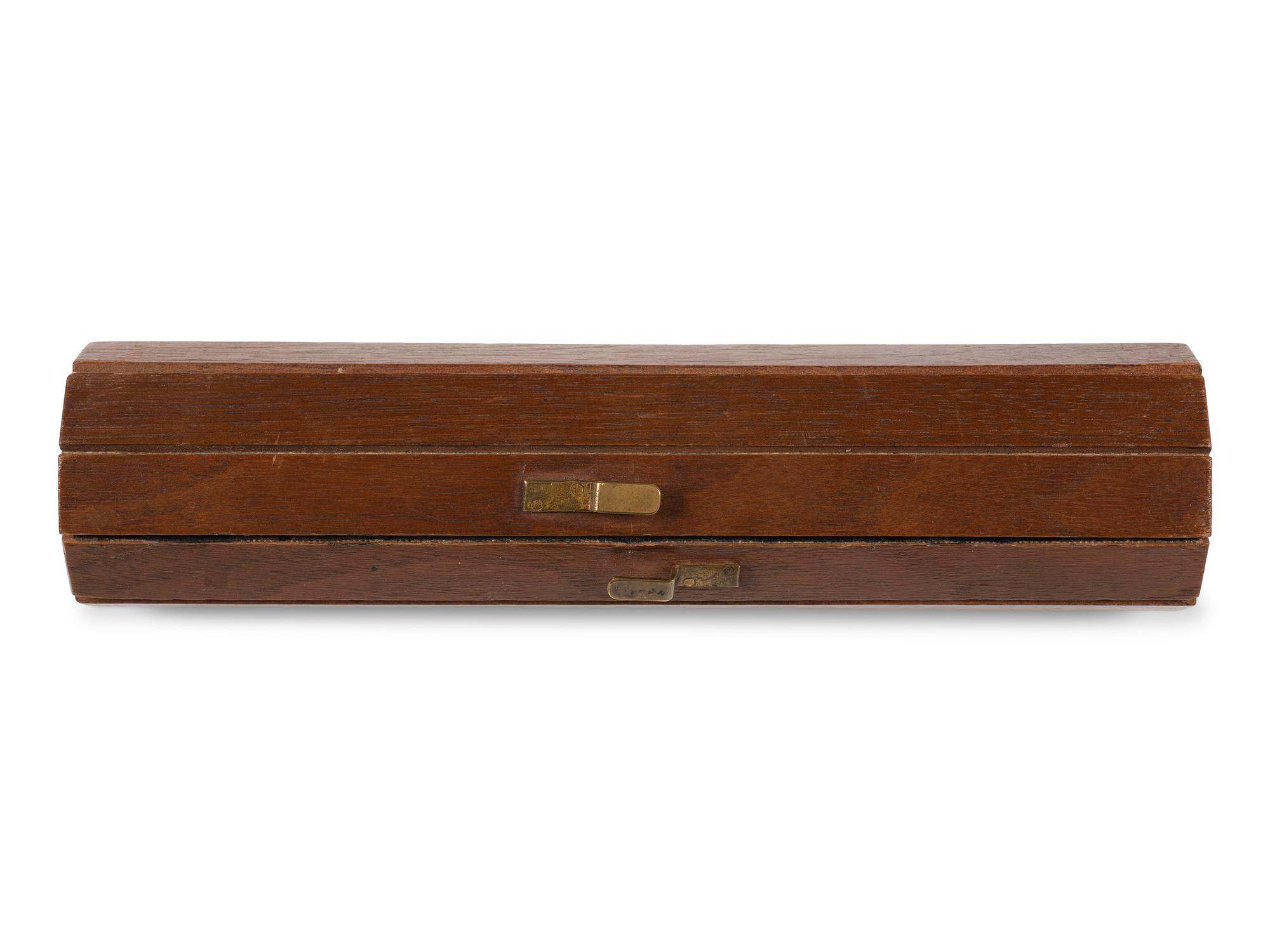 Orrin W. Clark, Company H, 60th Massachusetts Volunteer Infantry Regiment. Civil War-era writing kit patented by George Hathaway, 1861.