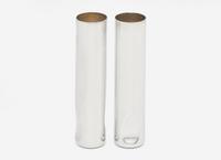A Set of Eight Tiffany and Co. Silver Bud Vases