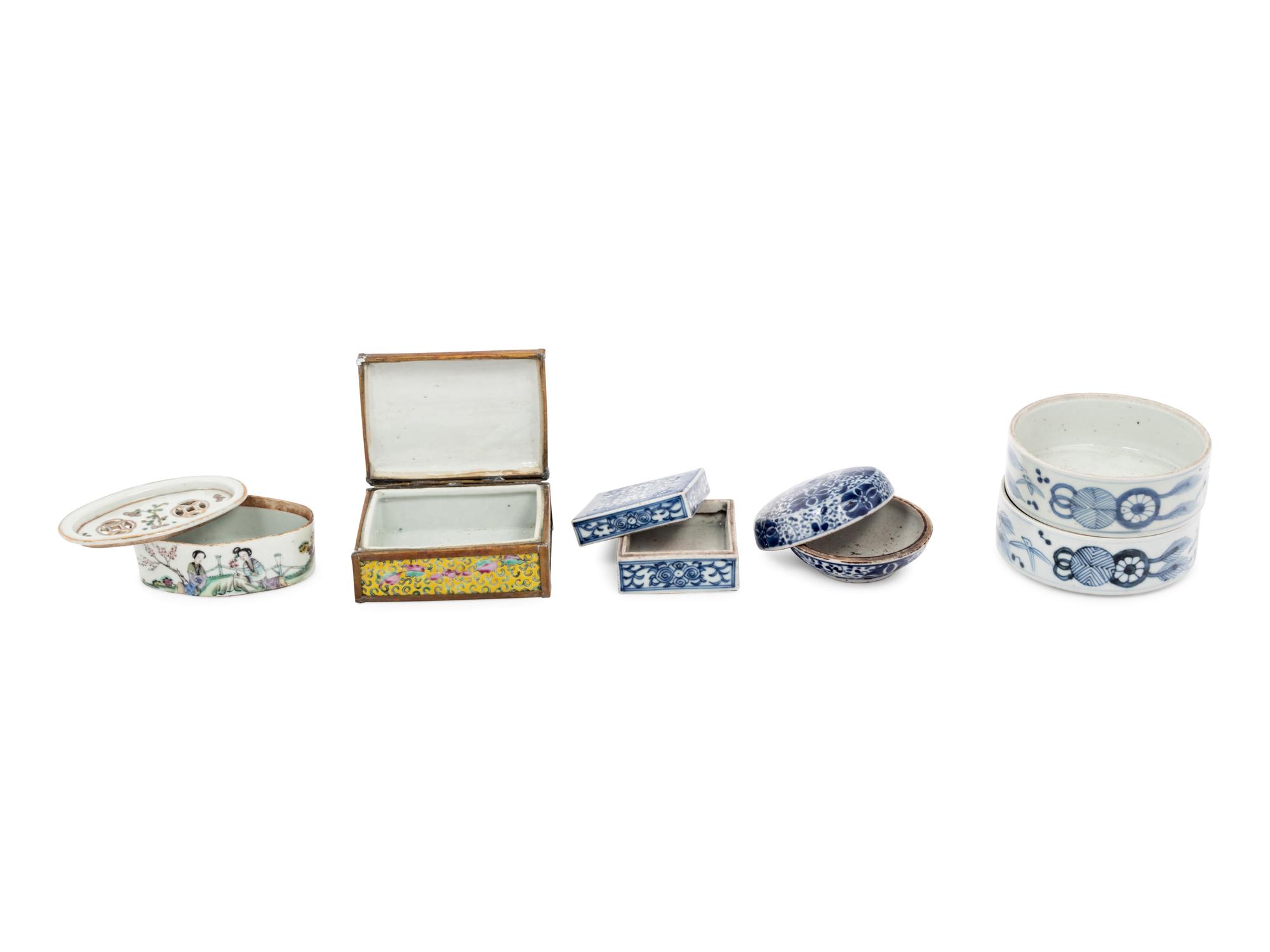 Six Chinese Porcelain Articles