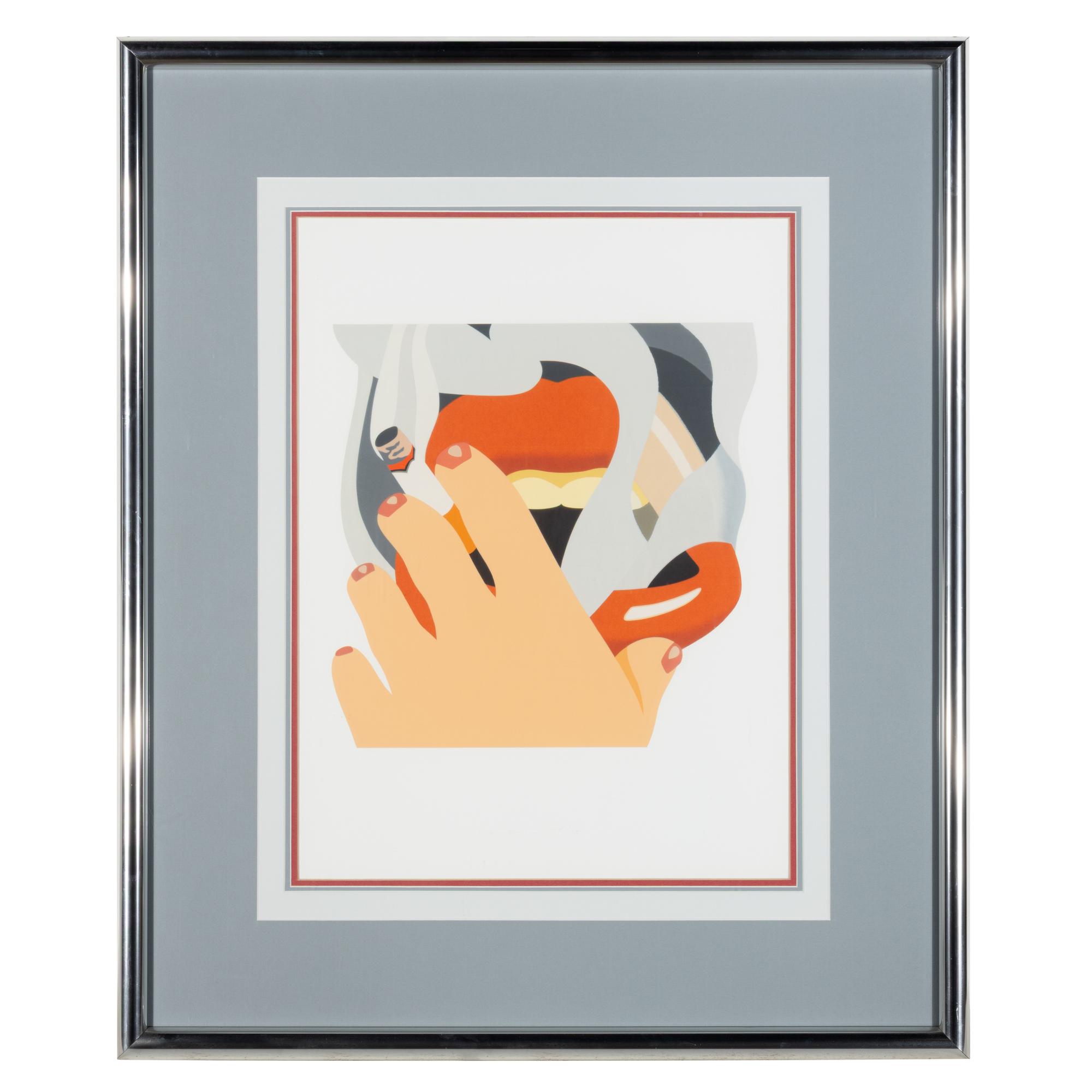 Tom Wesselmann (American, 1931-2004) — Smoker (from An American Portrait 1776-1976 ), 1976
