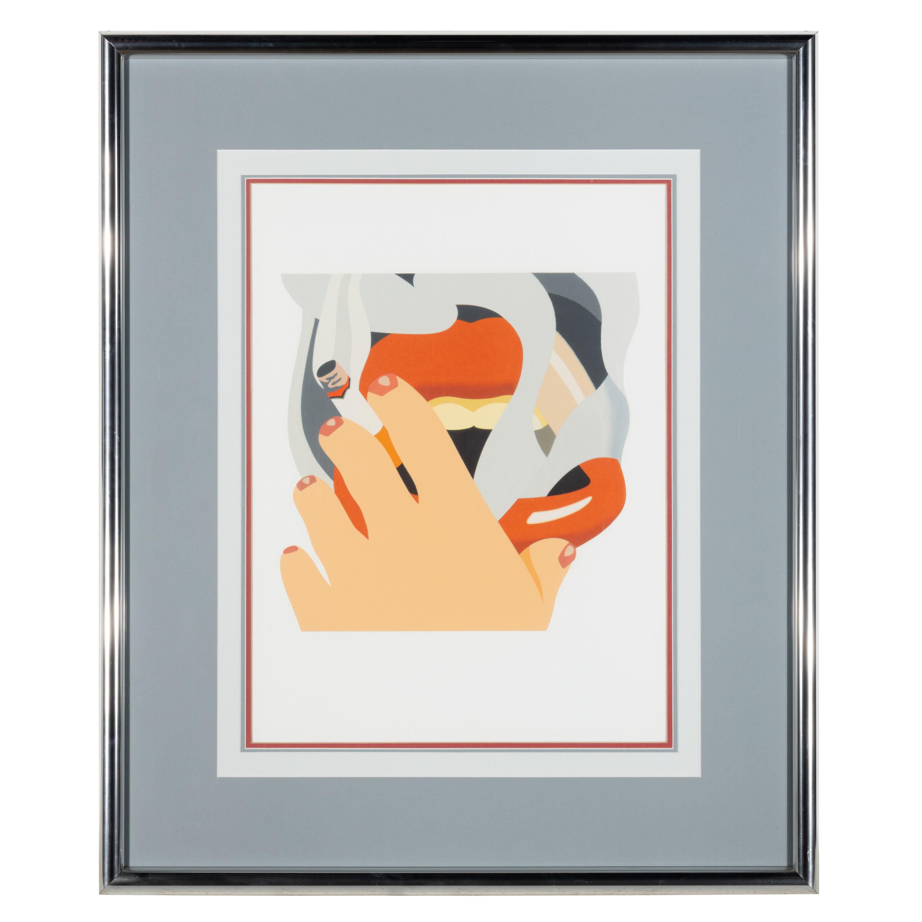Tom Wesselmann (American, 1931-2004) — Smoker (from An American Portrait 1776-1976 ), 1976