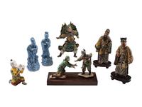 Eight Chinese Ceramic Figures