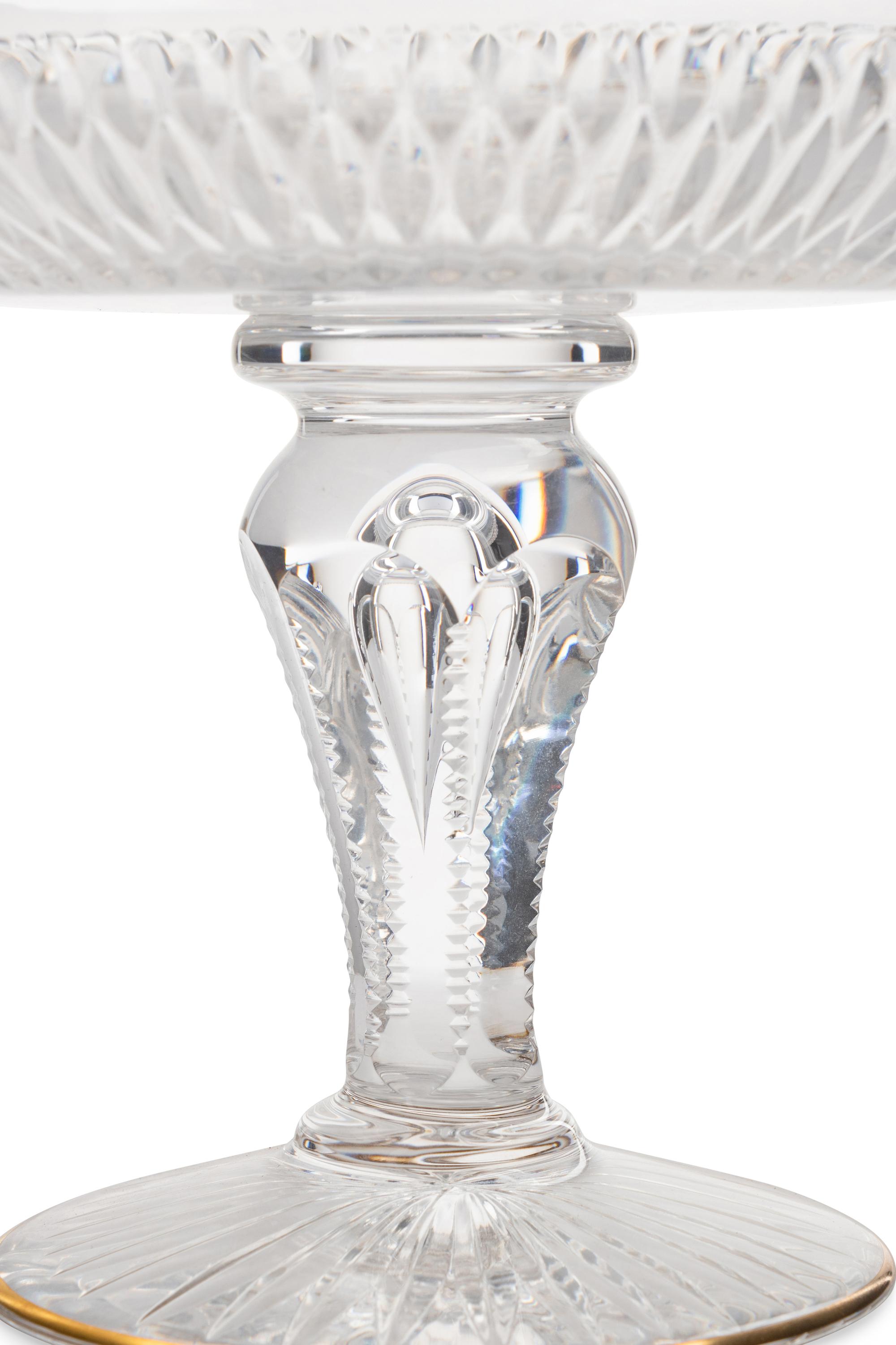A Saint-Louis Cut Glass Compote