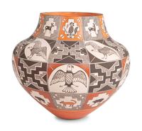 Polychrome Pottery Jar