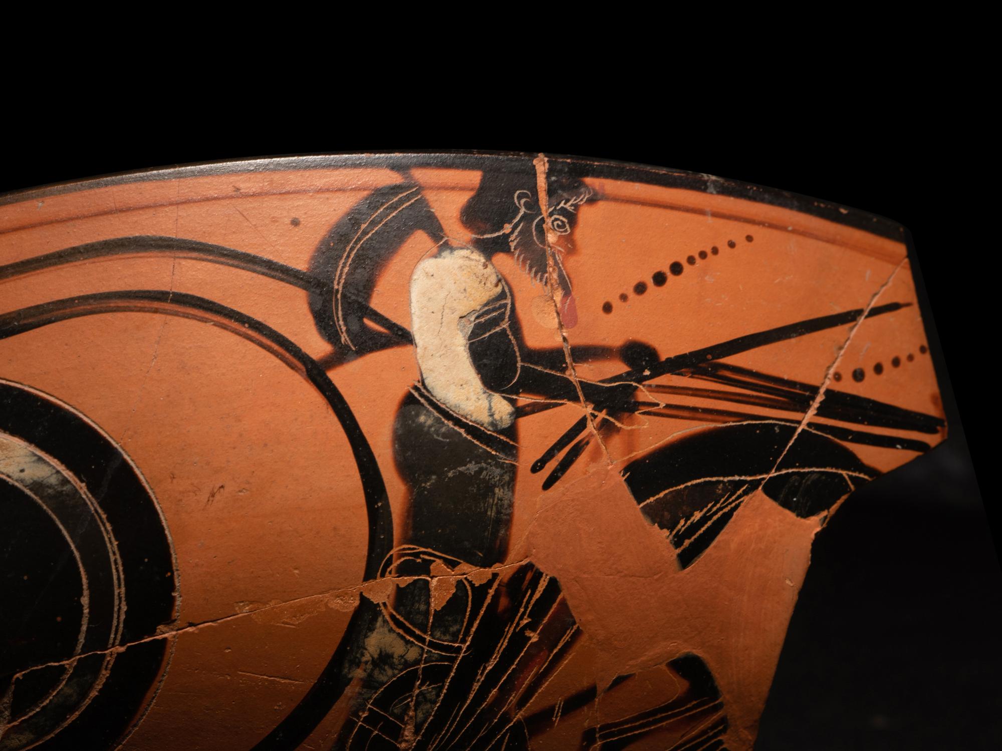 An Attic Fragment of a Black-Figured Eye-Cup