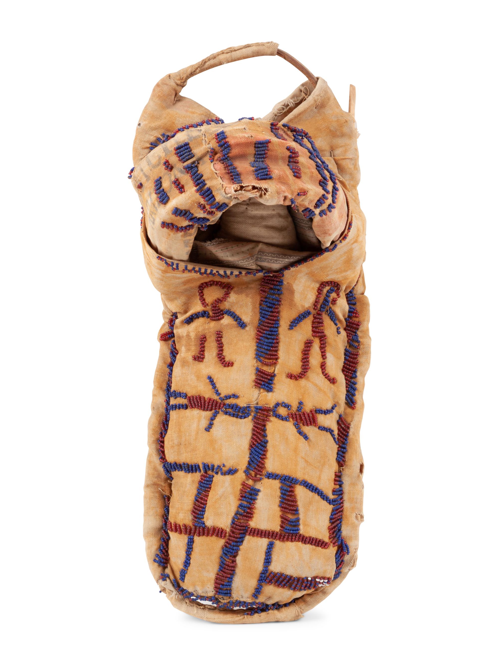 Apache Doll Cradle, with Doll