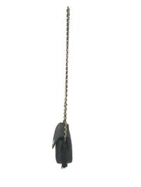 Chanel Black Silk Rounded Flap Bag
