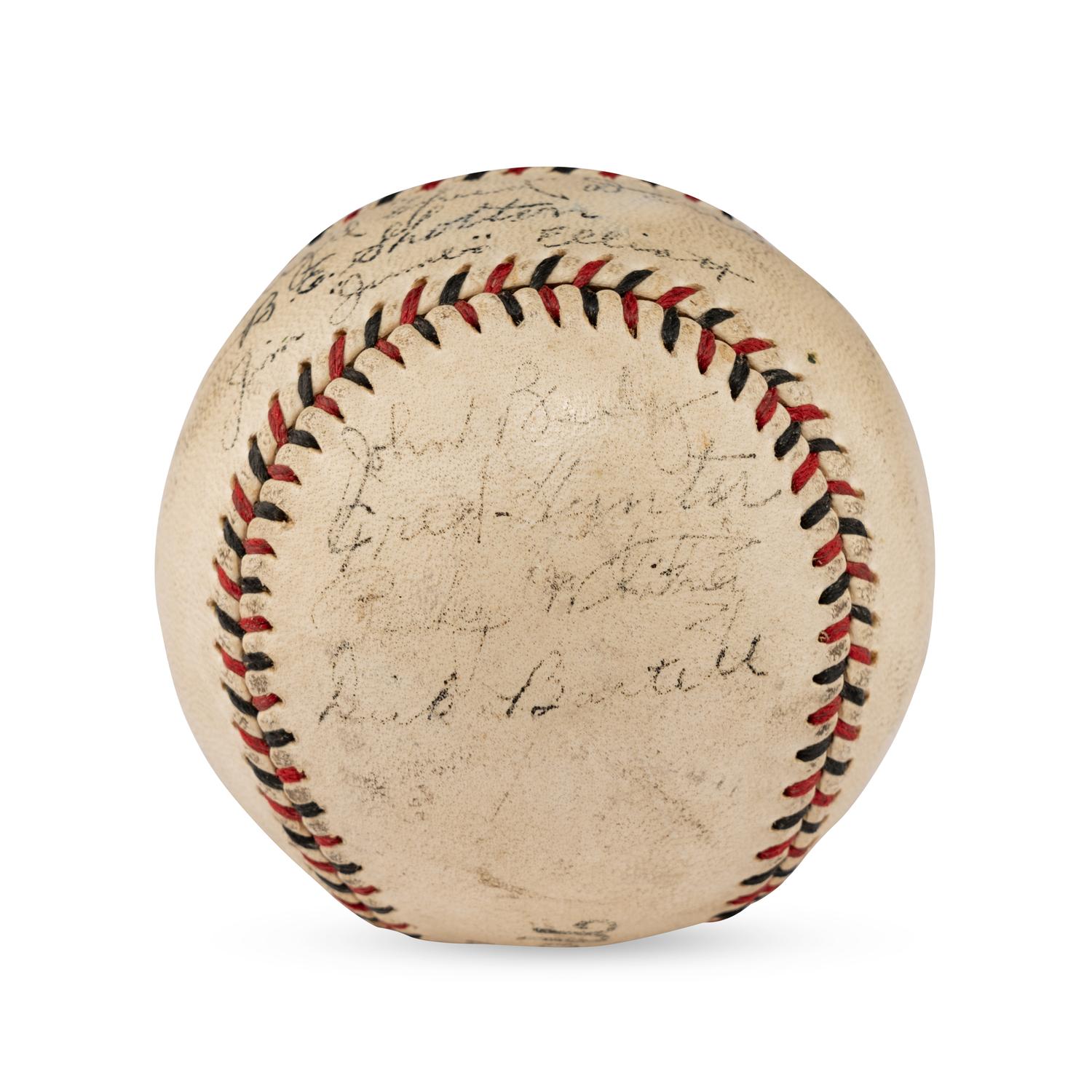 A 1932-33 Philadelphia Phillies Multi Signed Autograph Baseball (JSA Letter of Authenticity)