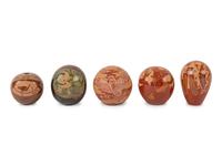 Collection of Santa Clara Sgraffito Polychrome Pottery