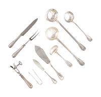 A French Silver Flatware Service