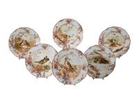 Twelve Haviland Limoges Game Bird Plates
