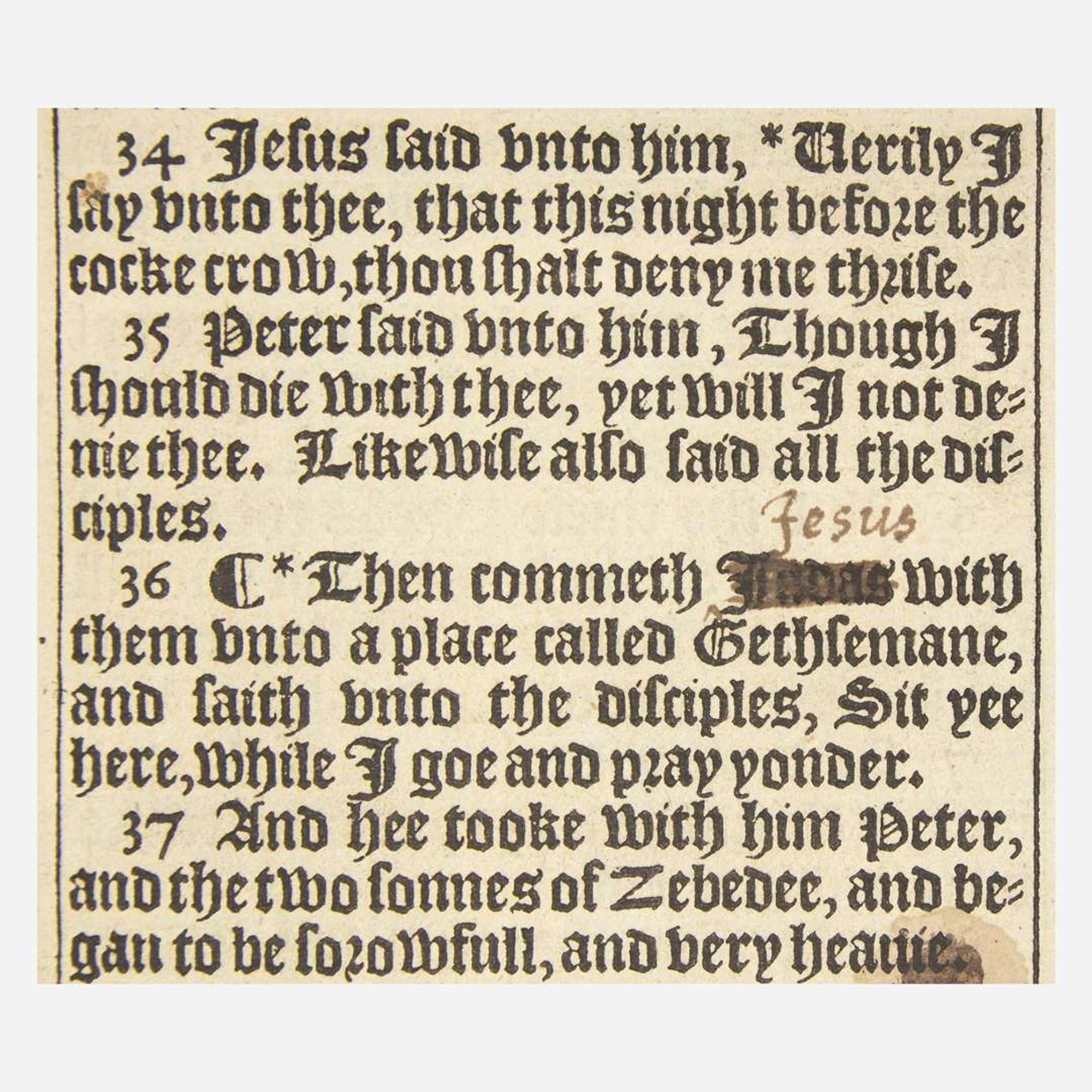 [Religion] ["She" Bible] (The Holy Bible, Conteyning the Old Testament, and the New...)